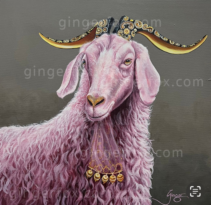 Goat Couture 24X24