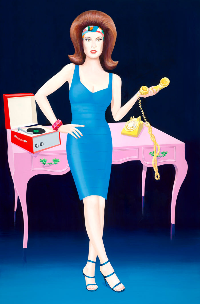 Hold the Phone Barbie 72x48 in