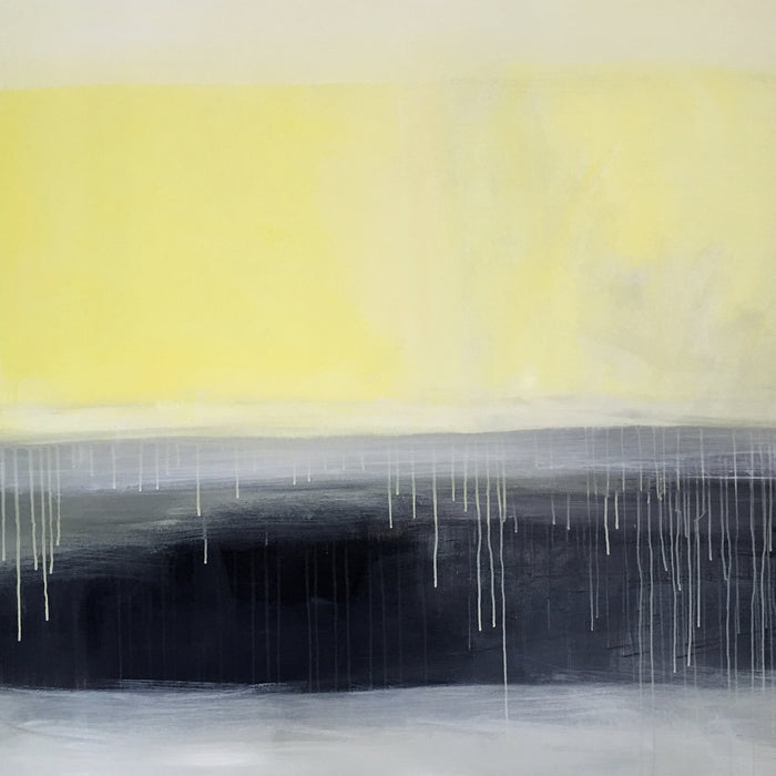 Yellow Horizon by Ginger Fox, 48 x 60 in