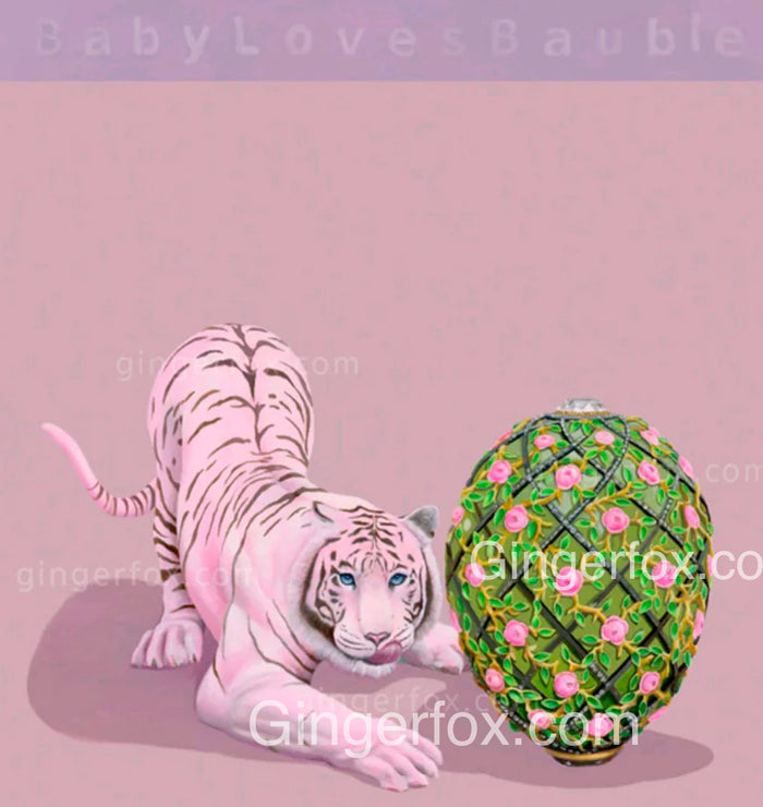 Baby Loves Baubles 72X72