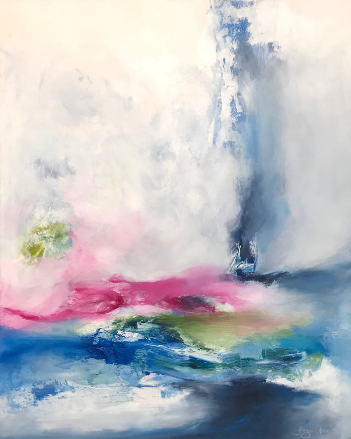 Pink Hydration by Ginger Fox, 60 x 48 in