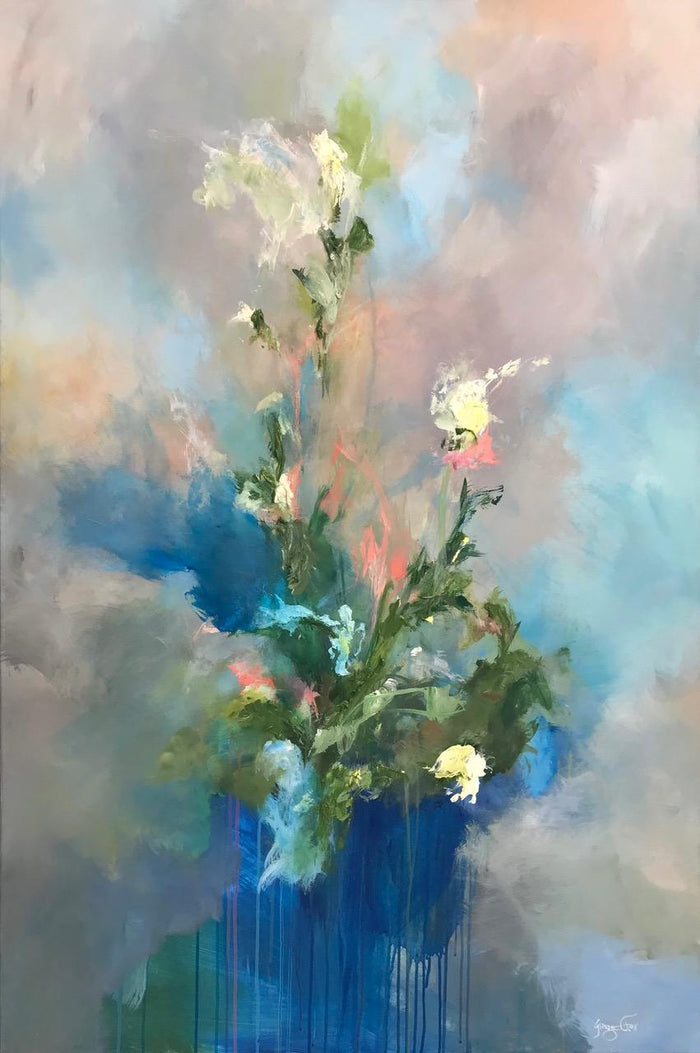 Reaching by Ginger Fox, 60 x 40 in