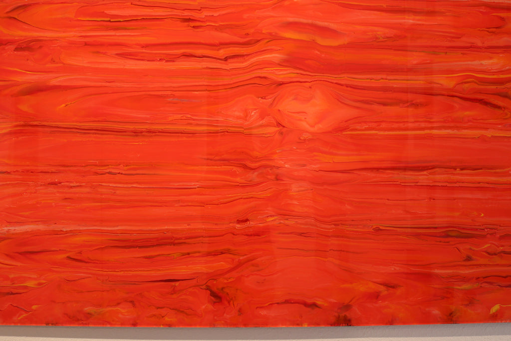 Orange Rays by Juli Price, 36 x 60 in