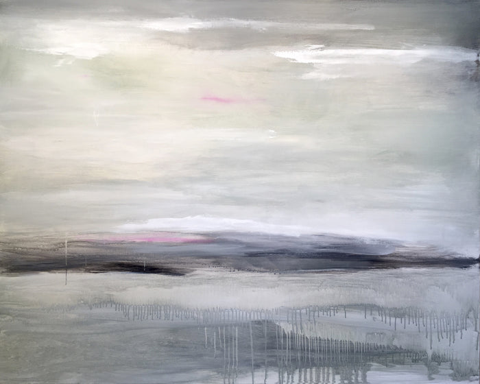 Pink Mist by Ginger Fox, 48 x 60 in