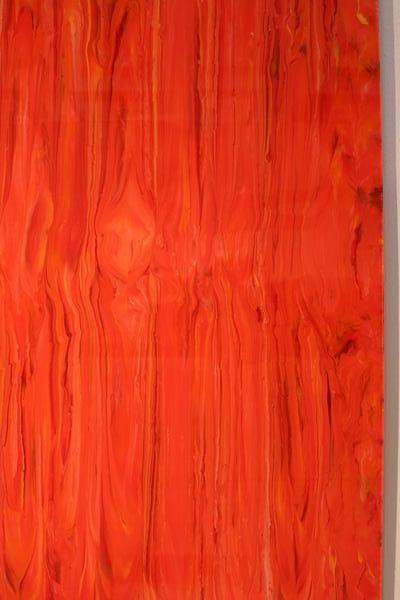 Orange Rays by Juli Price, 36 x 60 in