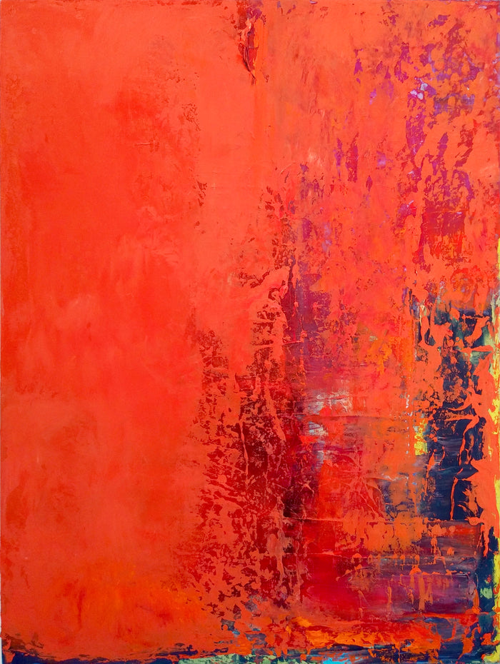 Veil of Red Lace, 40 x 30 in