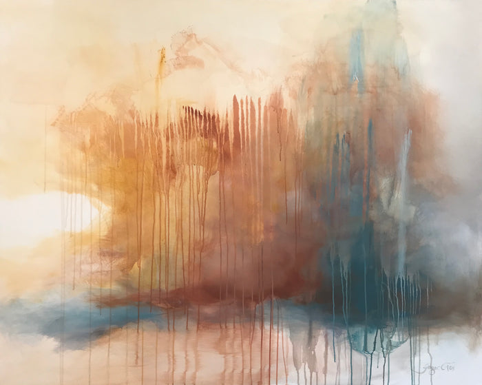 Seeing Sienna by Ginger Fox, 48 x 60 in