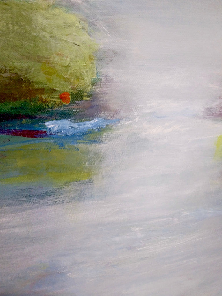 Gray Passage by Ginger Fox, 40 x 30 in