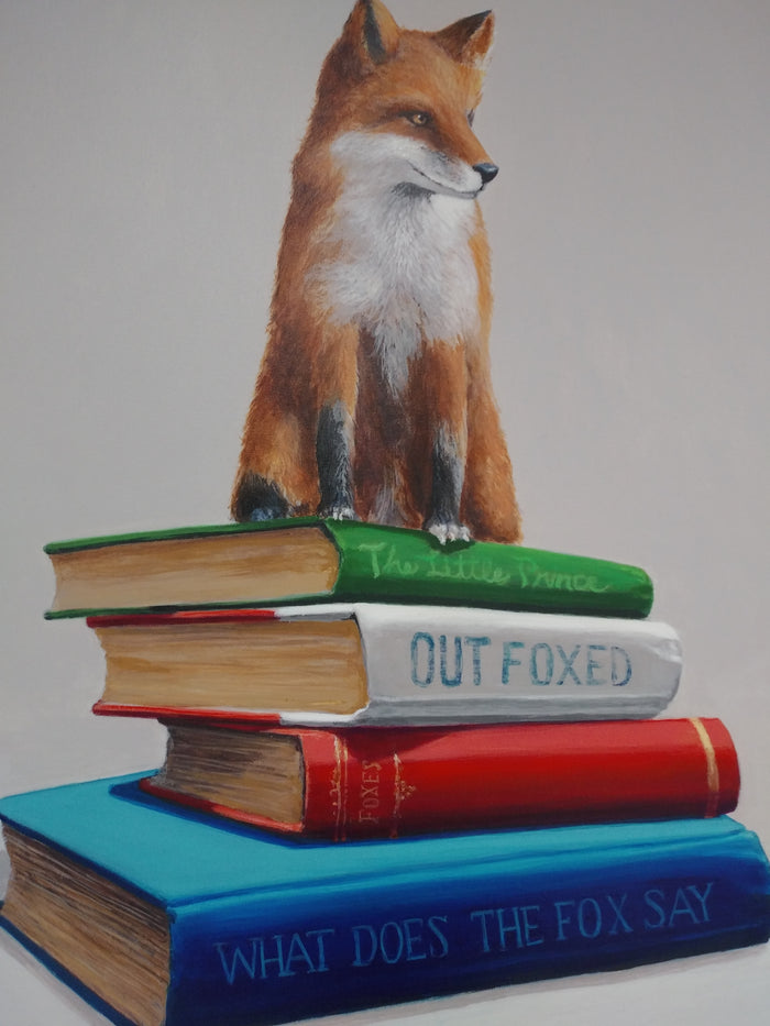 Outfoxed, 36x24 in.